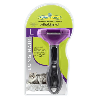 FURminator Large Cat deShedding Tool Long Hair